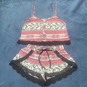 Charlotte Russe Shorts Top Set XS